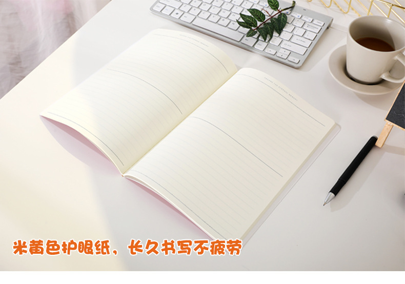 B5 notebook 16k kraft paper thread book, student error-correcting reading notes, blank English composition text pic 11
