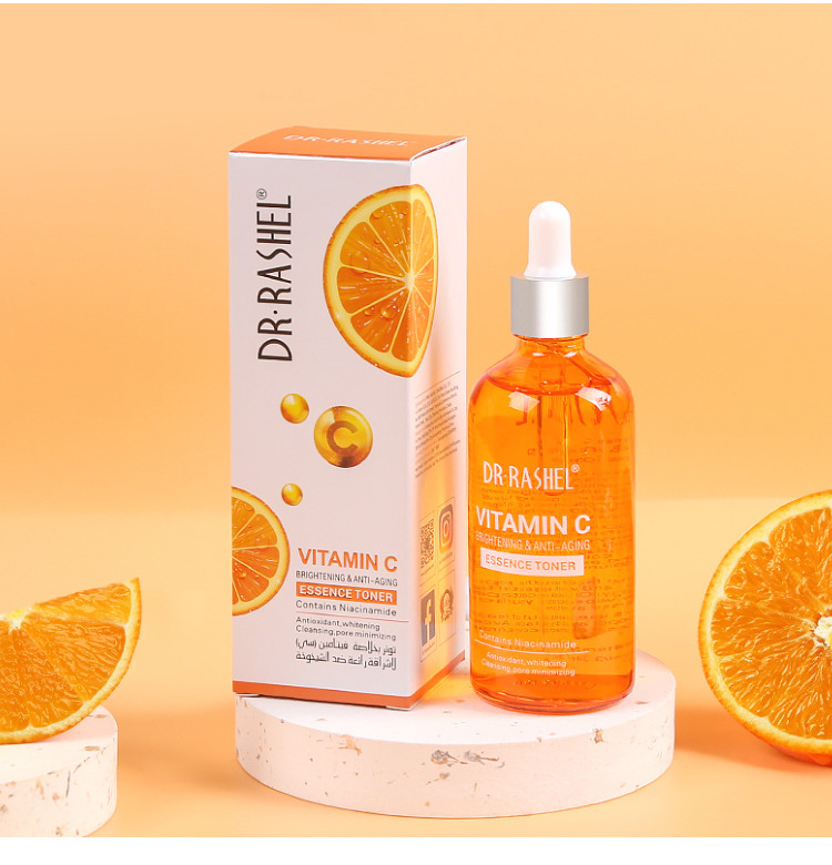 DRRASHEL  VC精华爽肤水 清爽防油紧致嫩肤缩小毛孔保湿水化妆水面部护理一件代发批发护肤品水乳详情18