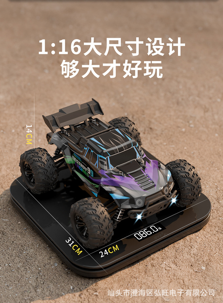 跨境1：16遥控高速车 越野车四驱大脚攀爬车男孩玩具遥控车RC批发详情27
