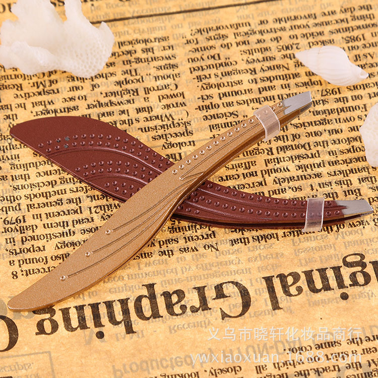 Wholesale of stainless steel beveled eyebrow trimmers, eyebrow trimmers, eyebrow pliers, eyebrow clamps, hair and beard plucking tools pic 19