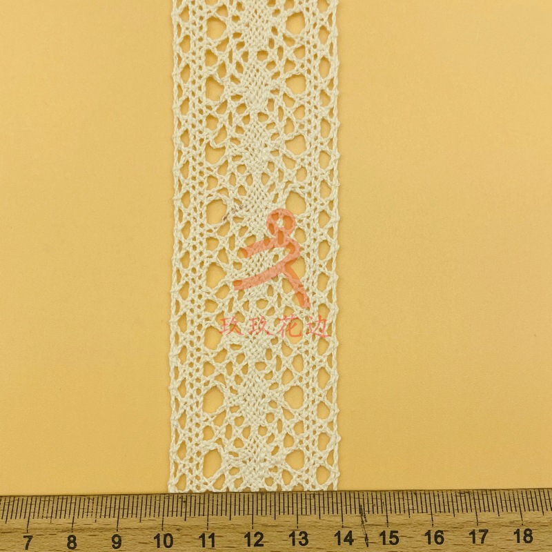 Factory direct sales of hollow double-sided small tooth cotton thread lace round edge machine, cotton edge clothing and home DIY accessories pic 7