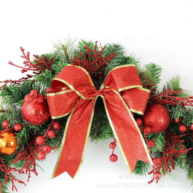 Desheng Cross-border E-commerce Christmas wreath, rattan door lintel, upside-down tree, hotel scene decoration, Christmas hanging ornaments pic 8