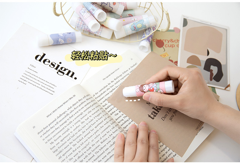 PVA固体胶小号 办公用品固体胶棒9克胶棒粘性好 学生文具热销推荐详情16