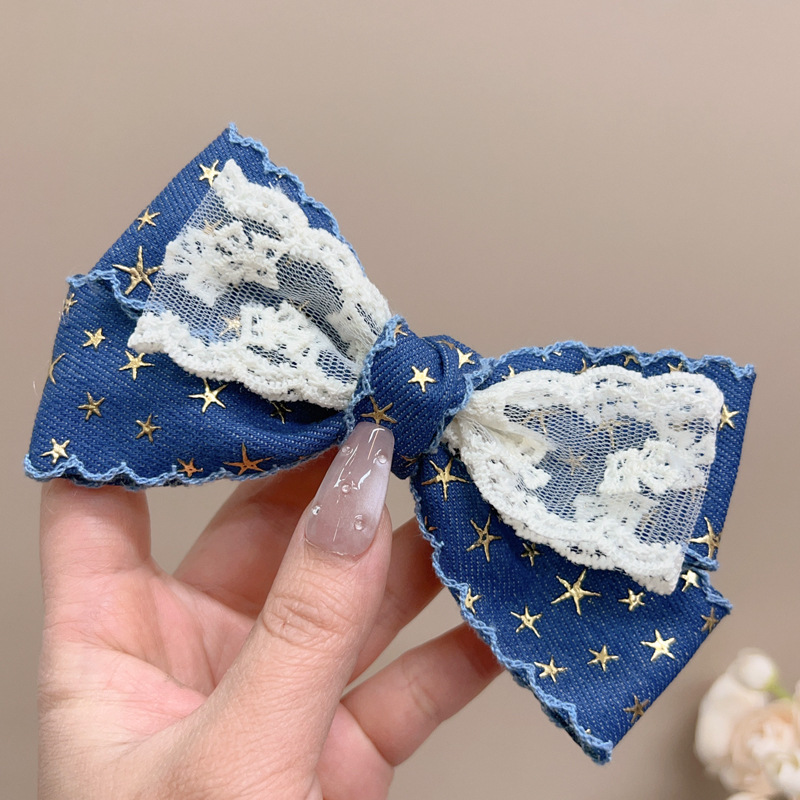 2025 High-end retro three-dimensional bow hair clip, Hepburn style elegant hair clip, ear top clip, hair accessory pic 5