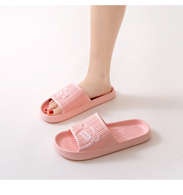 Wholesale of new Qidashun slippers for both men and women, indoor home use, cool slippers, and cute couple slippers for summer pic 18