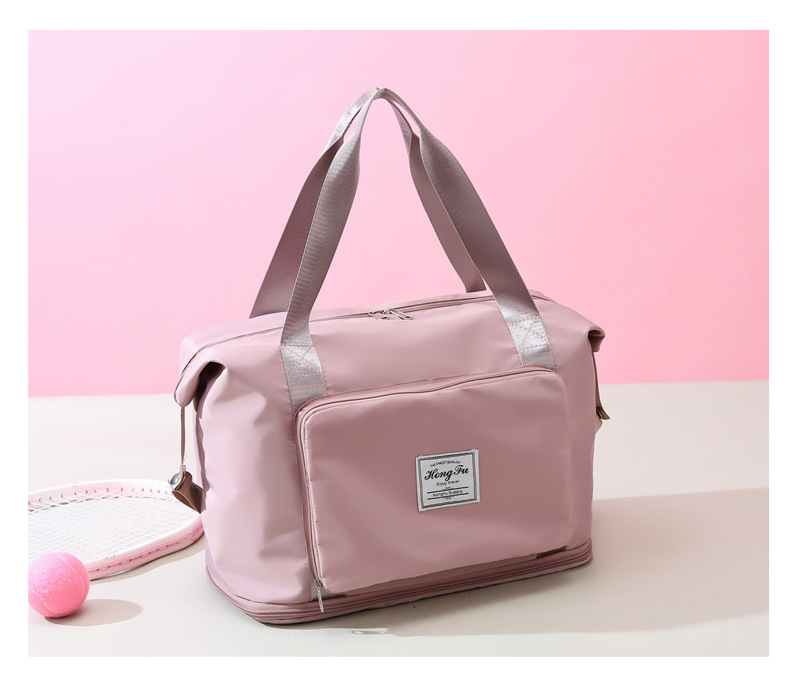 Wholesale dry and wet separation sports hand-held shoulder bags, yoga and fitness bags, folding and storage large-capacity travel bags, LOGO pic 36