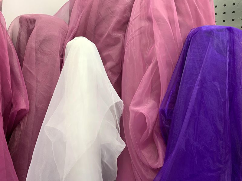 Polyester fashion Butterfly festival fabric toys puffy skirt head accessories Hair accessories scarf fabric cleaning cool storage gauze pic 8