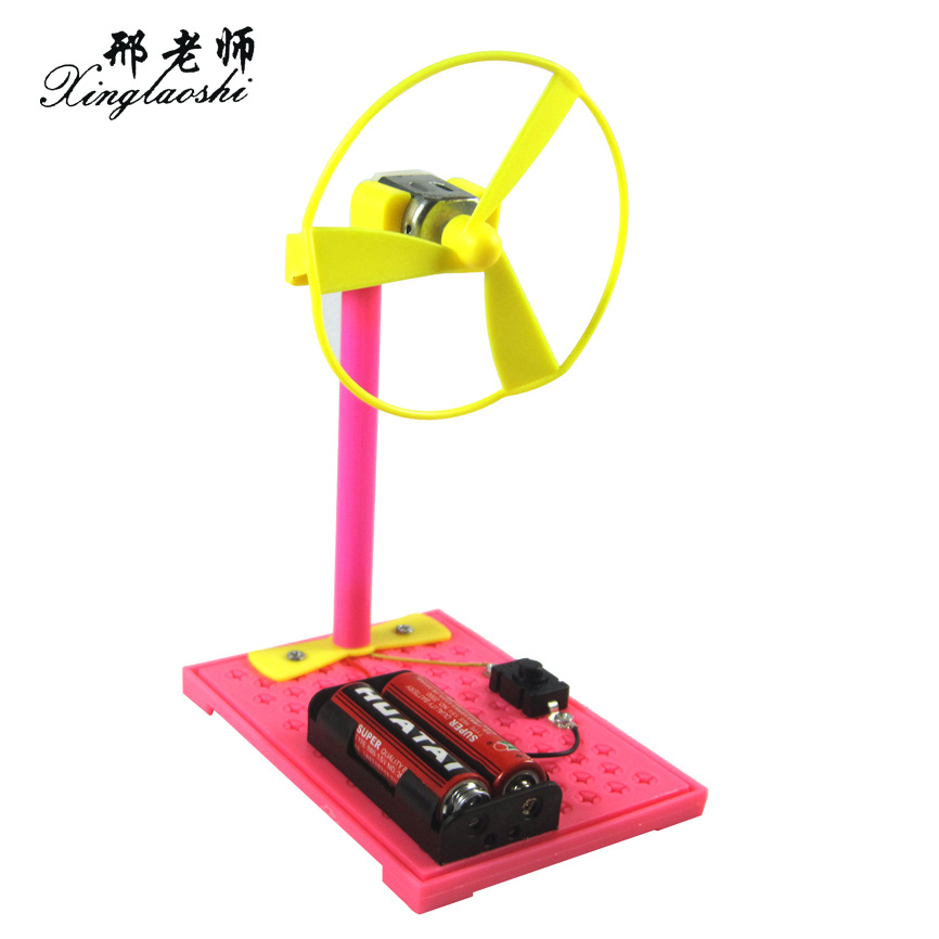 New DIY assembled electric fan, make fan technology small creations and inventions by yourself pic 5