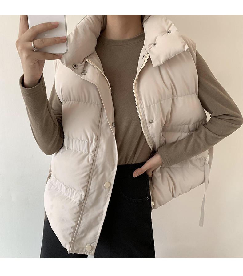 A German velvet semi-high-neck white base layer for women, paired with a stylish, thickened, brushed, and form-fitting mid-neck base layer for autumn and winter pic 19