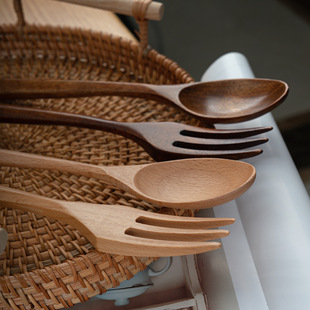 Love wood bowls, original wood plates, solid wood plates, tableware, salad bowls, wooden fruit plates, dried fruit and coarse grain shallow-mouthed bowls pic 3