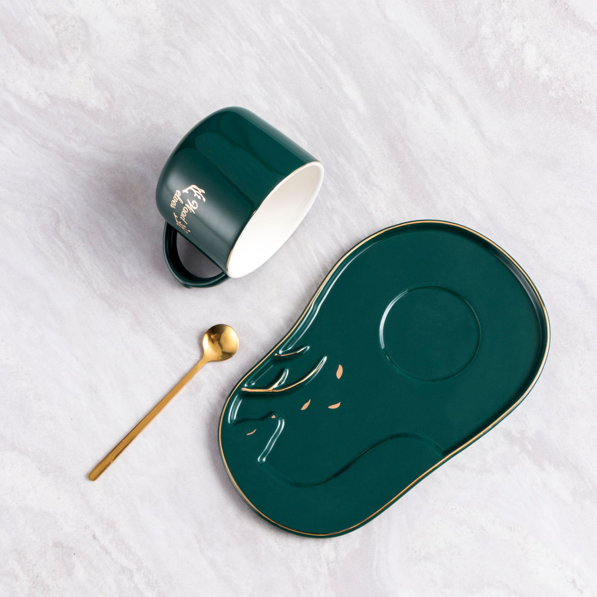 创意小精致下午茶茶杯陶瓷咖啡杯杯盘套装欧式高颜值家用茶具详情7