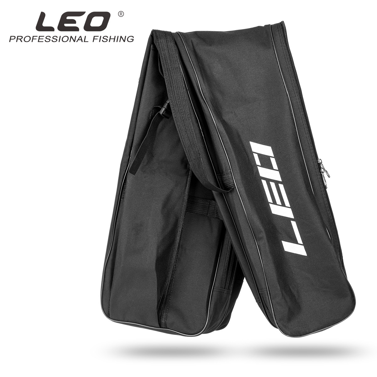 28064 LEO/ Leou [Double-Layer knife-shaped Large-belted Fishing Tackle Bag 1.3m] European-style reservoir fishing rod and sea rod Bag pic 18