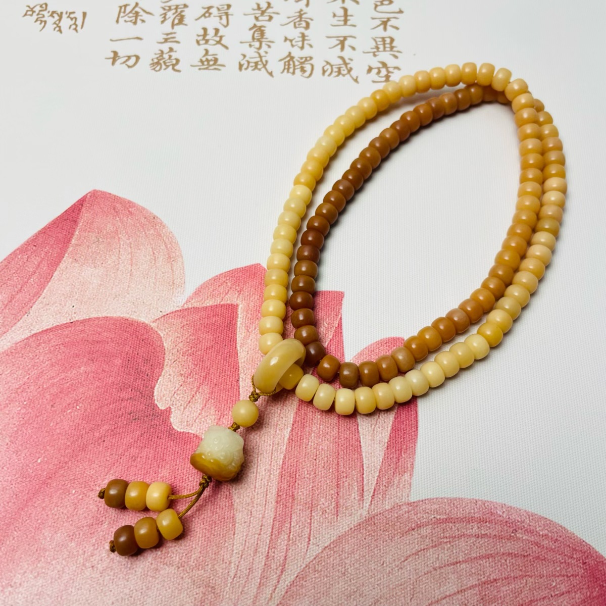 Qingmang Dunhuang Bodhi Root Bracelet, Handmade diy Buddhist prayer beads, prayer beads, necklace, bracelet, fine New Chinese-style jewelry wholesale pic 20