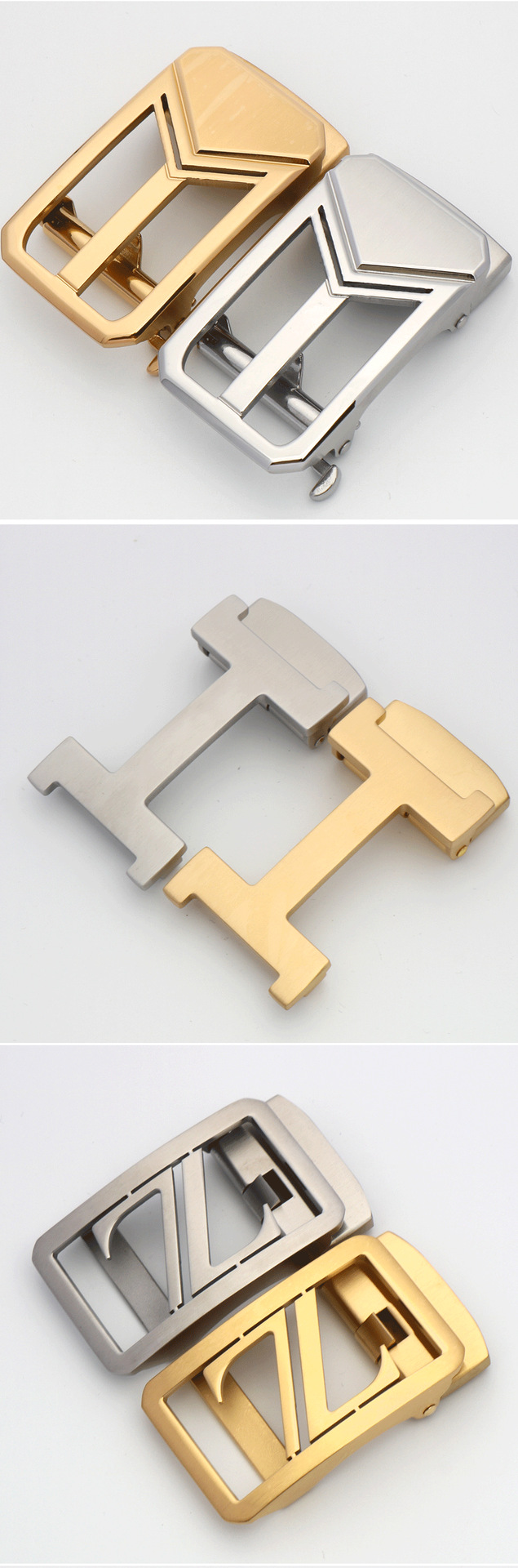 厂家直销3.5自动不锈钢皮带扣男士百搭腰带头皮带配件扣头现货详情4