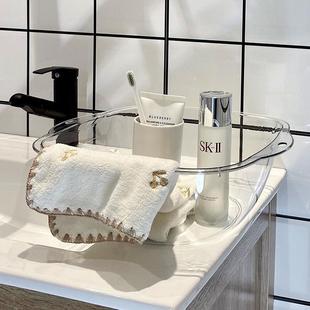 坚果盘高档水晶水果盘客厅家用干果盘零食塑料果盘水果盘轻奢透明详情8