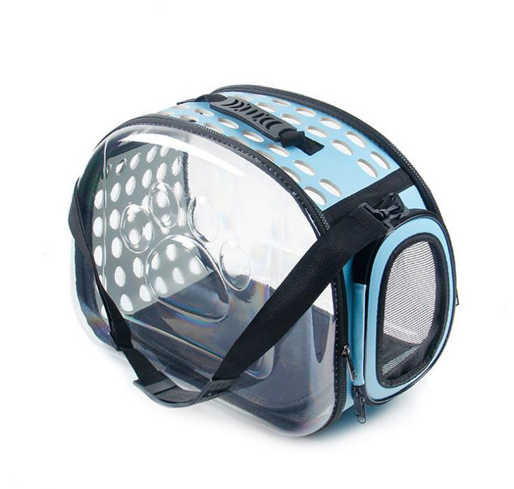 Pet supplies such as dog cages can be carried out with small cat and dog cages. Foldable, portable, breathable, crossbody bag for cross-border use pic 17
