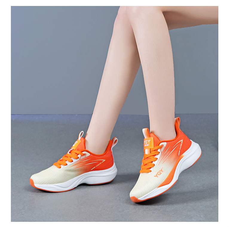 新款男女飞织网面鞋透气轻便跑步防滑运动鞋软底广场舞鞋健身鞋详情30