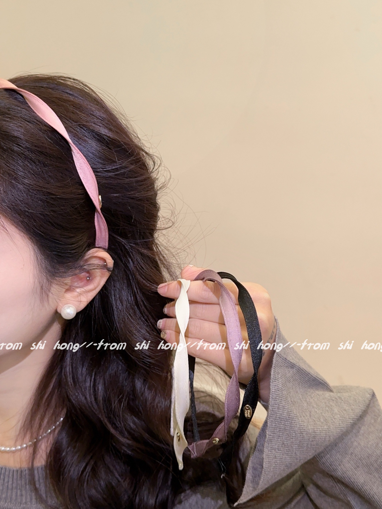 复古螺旋发箍女2025春夏新款小众设计感压发洗脸头箍高级感发卡详情1