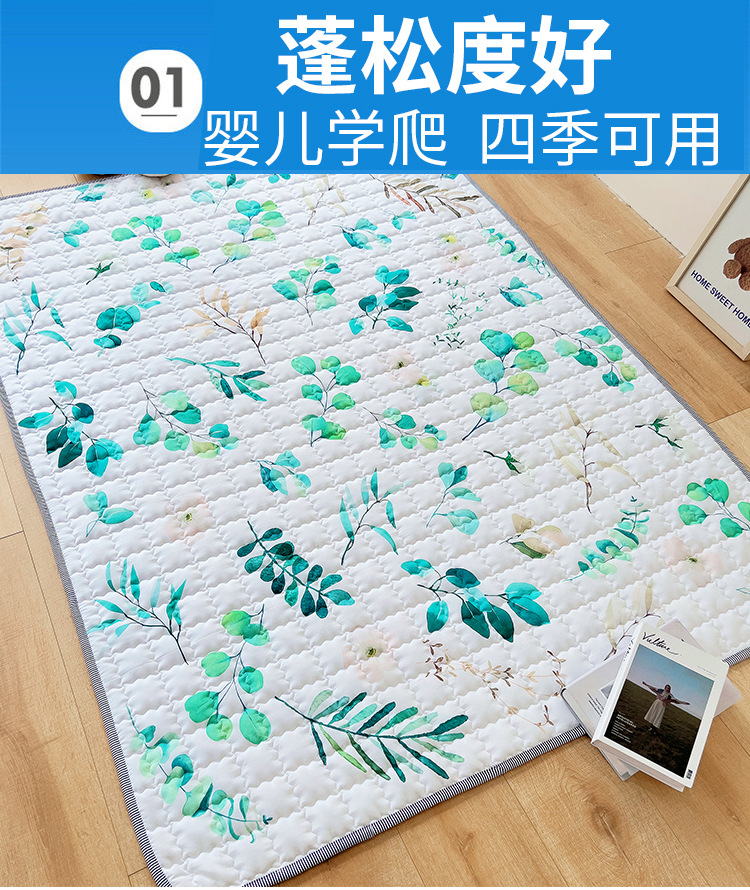 亚马逊围栏垫爬爬垫便携卡通儿童地垫加厚宝宝爬行垫婴儿游戏垫详情13