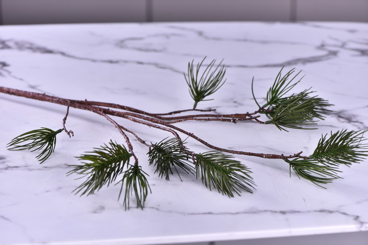 Wholesale of original factory imitation pine needles, home furnishing mall, wedding Zen-themed imitation plant decorative items, imitation pine branches pic 11