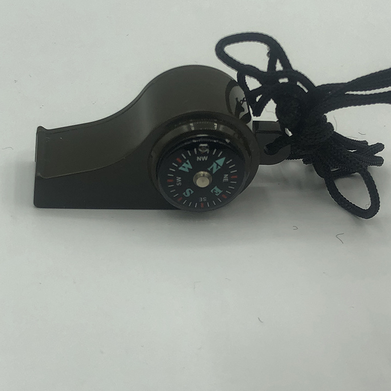 Outdoor life-saving thermometer, compass, whistle, multi-purpose 3-in-1 lanyard compass H3-1 pic 8