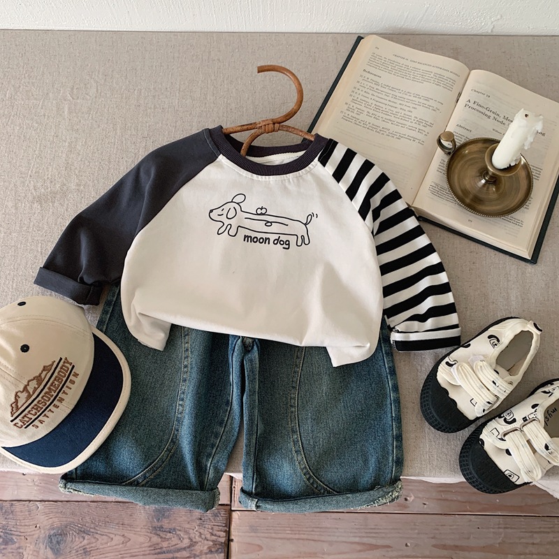 男童长袖t恤春秋2024新款童装儿童上衣纯棉秋装男孩衣服打底衫潮详情6