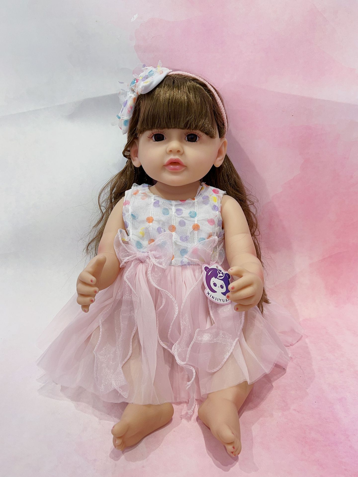 仿真娃娃工厂直销跨境新款60cm仿真婴儿重生娃娃全软胶洋娃娃玩偶详情30