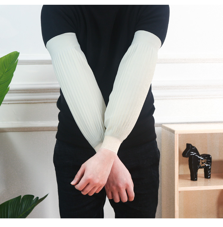 Latex sleeve covers, waterproof and anti-corrosion sleeves, oil-resistant and acid and alkali resistant leather sleeve covers, rubber sleeve guards, kitchen and aquatic product sleeve covers pic 16