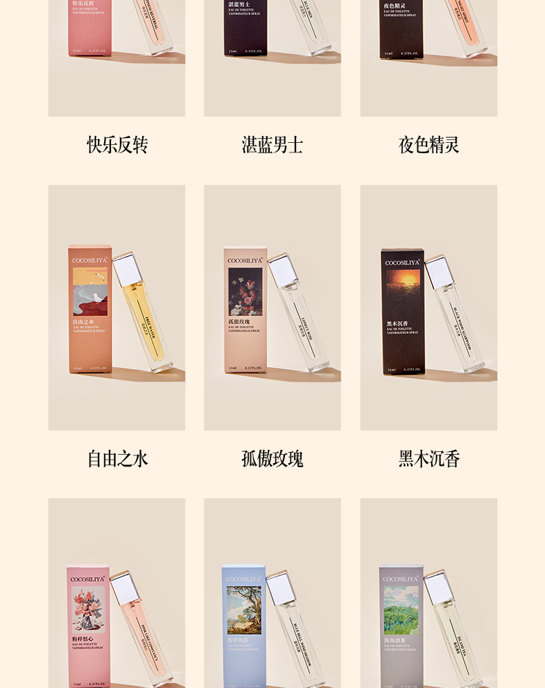 抖音同款淡香水真我邂逅持久留香男女分装蓝风铃清新香水批发代发详情5