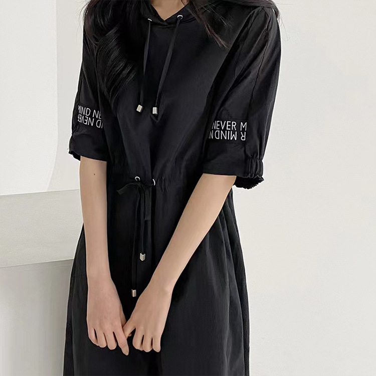 Best-selling 2022 Korean Spring/Summer thin solid color pullover fashionable and elegant commuter dress for women TH pic 4