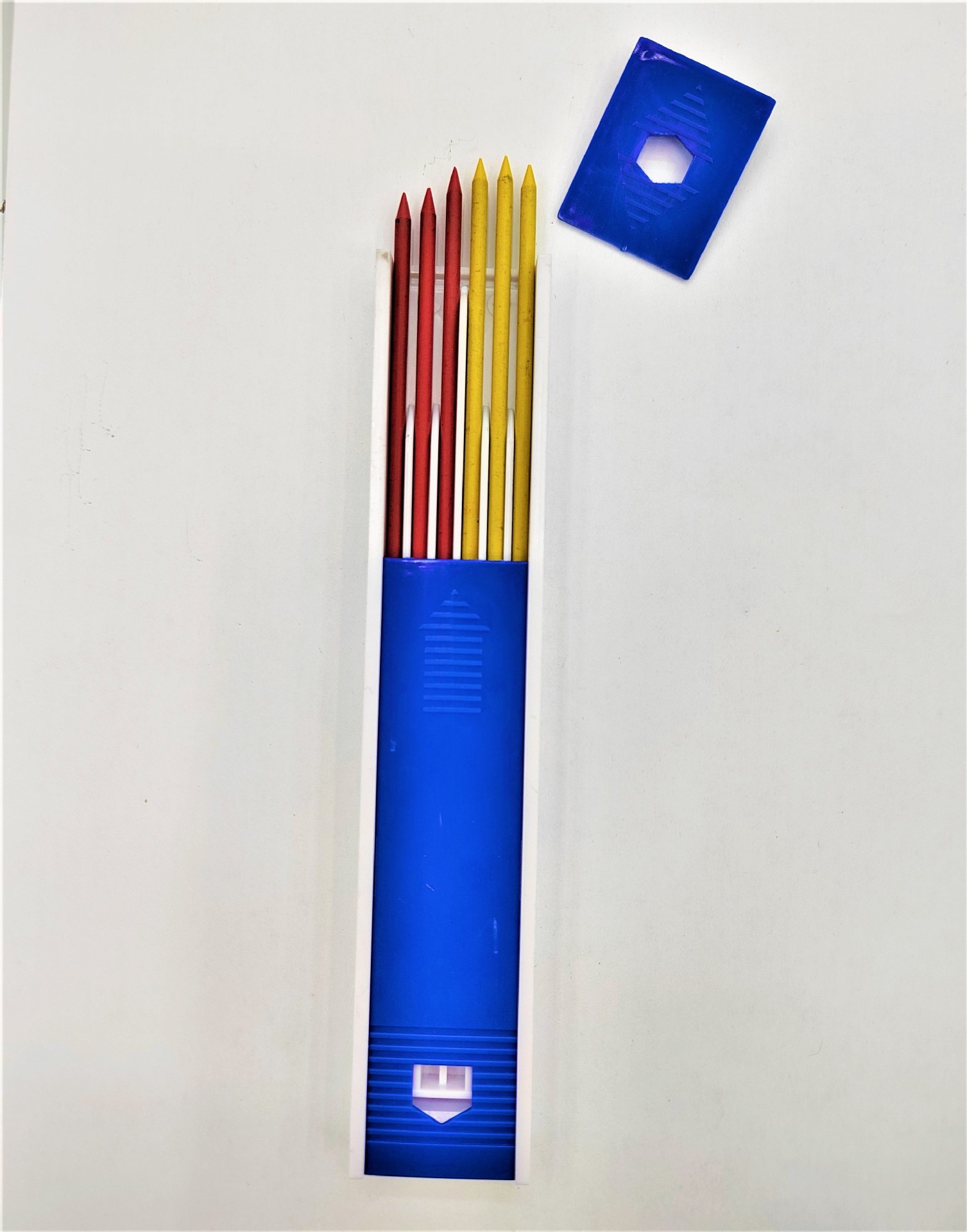 Cross-border deep hole woodworking pencil special marking and line drawing pen, 2.8mm engineering pen, 4-color pen barrel lead core pic 22