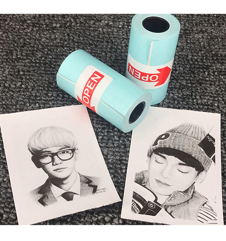 错题机57*25不干胶打印纸带背胶可粘贴错题使用打印纸标签热敏纸详情7