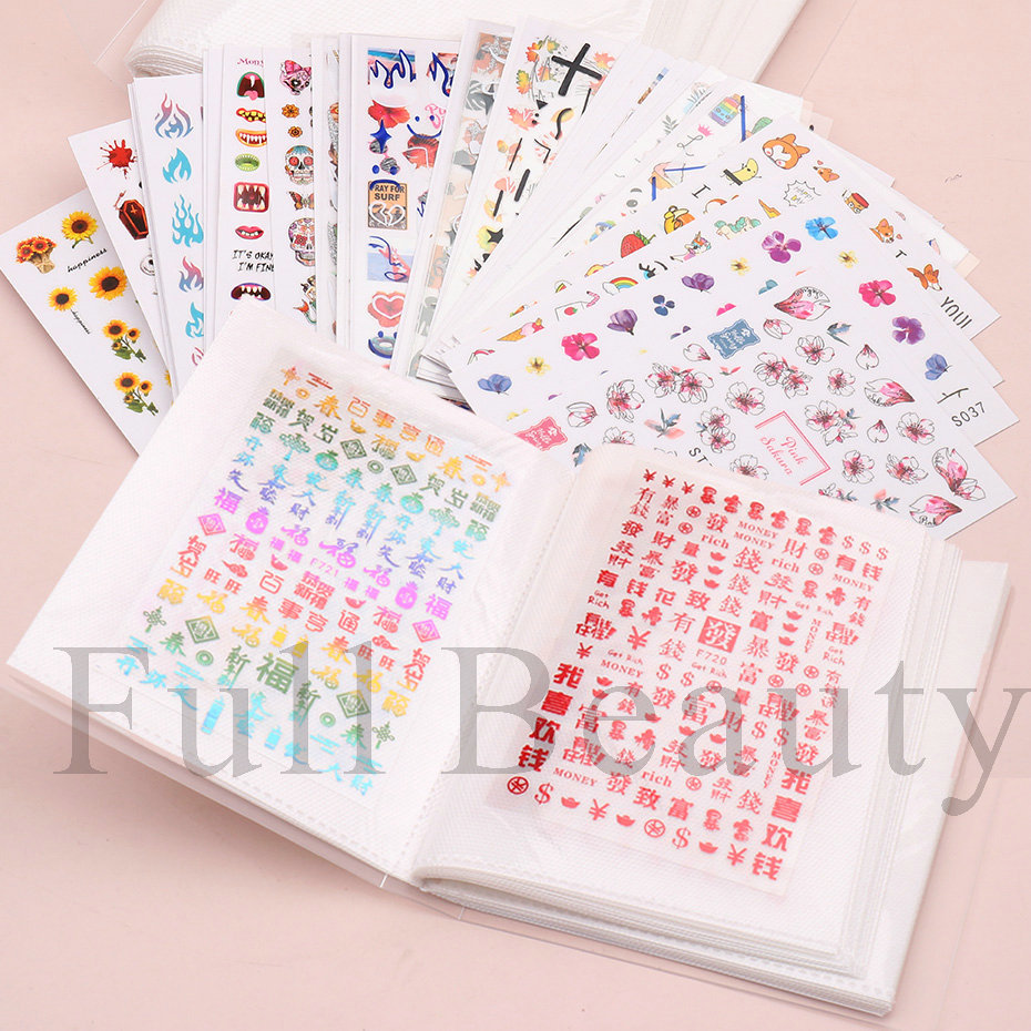 New sticker storage book, ins nail tool display, Japanese Internet celebrity sticker storage book, nail sticker book shanilak pic 1