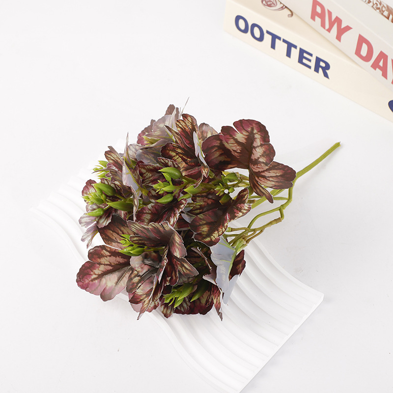 手感仿真兰花仿真花批发捧花工程11头菊花叶婚礼装饰摄影软装假花详情7