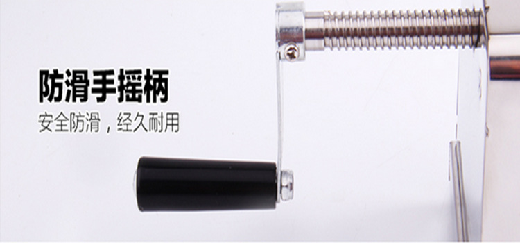 Manual cyclone potato tower machine, hand-cranked rotating potato chip machine, fruit and vegetable processing equipment, tornado potato chip machine pic 12