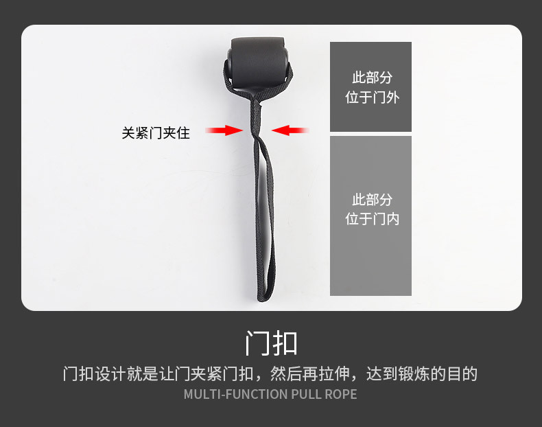 多功能11件套拉力器运动拉力套装瑜伽拉力绳健身训练拉力带弹力绳详情6