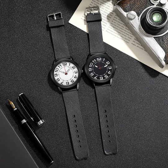 外贸新款石英表 时尚男士网带手表商务腕表运动系列 现货一件批发详情4