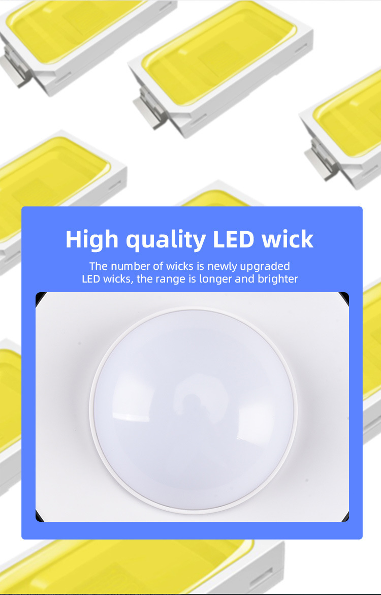 义乌闪电鹰新款太阳能路灯户外感应LED圆形壁灯户外防水景观花园详情19