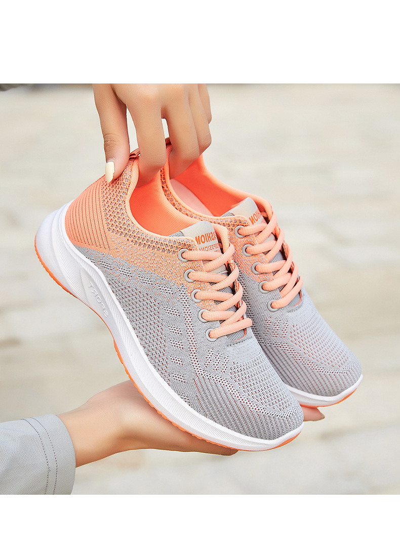 女鞋2024春秋季新款休闲运动鞋跨境工厂透气飞织学生鞋厂家批发详情22