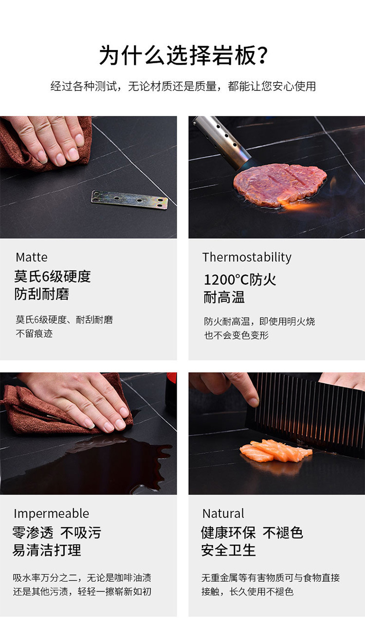 Light luxury and simple glass bright coffee table, square-sized combination, extendable coffee table, Italian-style small apartment rock plate tea table pic 8