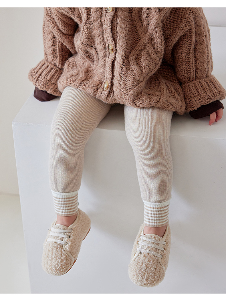 贝比加厚宝宝打底裤2022冬季加绒儿童打底裤批发保暖宝宝打底裤棉详情15