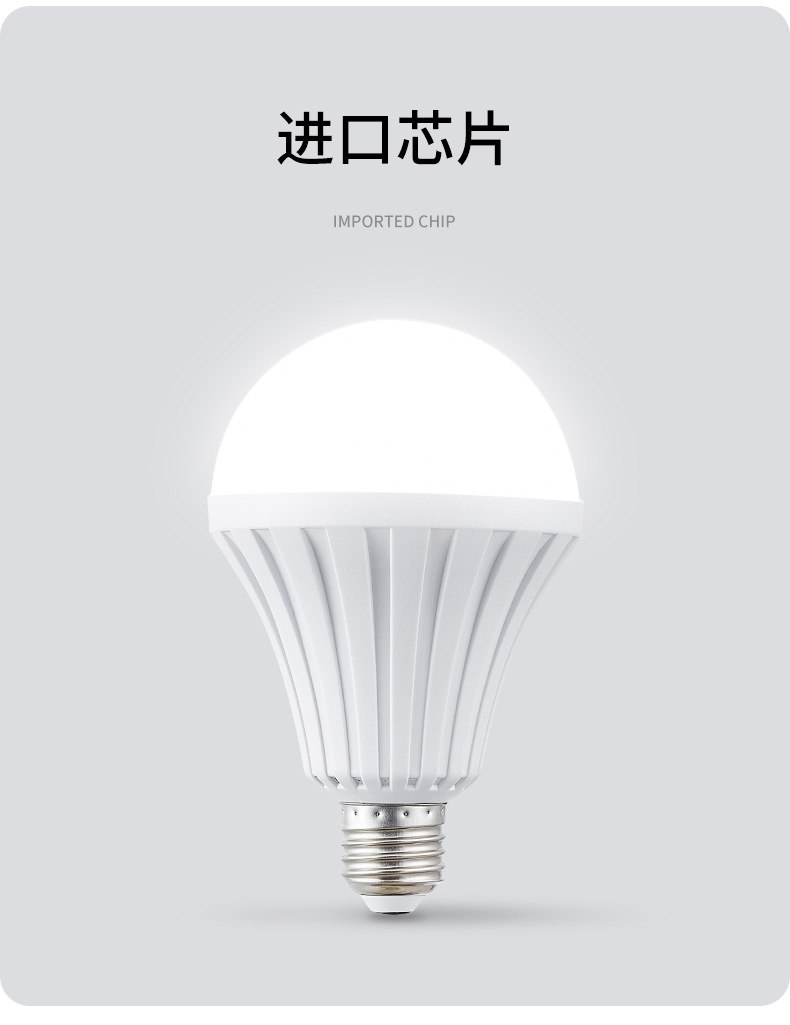 LED bulbs, emergency power failure bulbs, led energy-saving lamps, home dormitory flicker-free lighting lamps, night market camping lamps pic 6