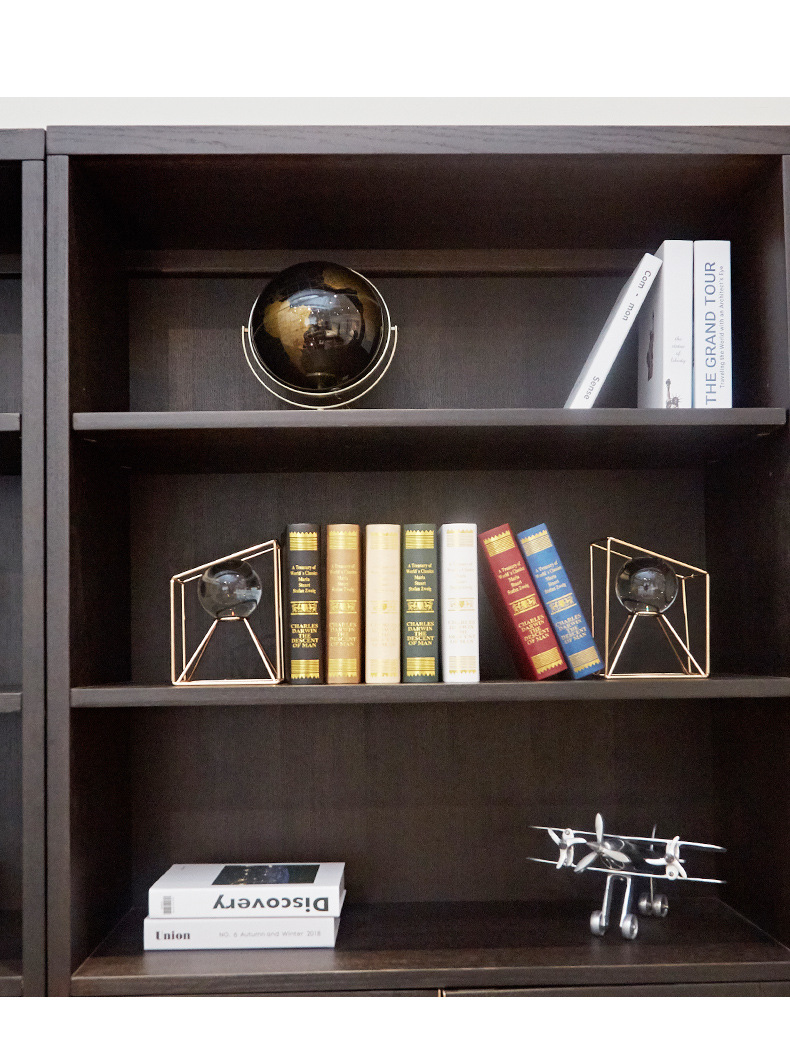 Wholesale of creative and light luxury book ornaments, metal books, home wine cabinets, office desks, bookshelves and decorative items pic 10