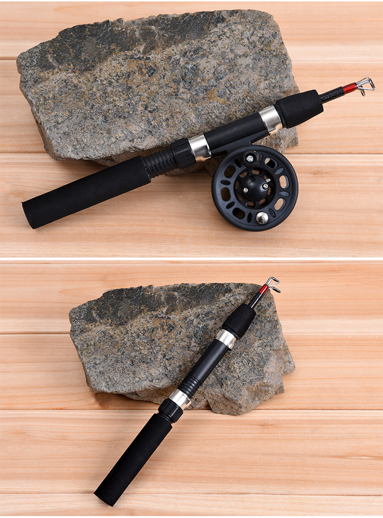 27747 LEO Leou [Ultra-Short Retractable Ice Fishing Rod Set] Export Fishing Rod Winter Fishing AliExpress Fishing gear pic 38