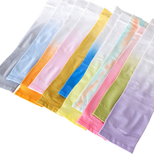 冰袖冰丝袖防晒袖套女夏季防紫外线冰爽男护臂套袖批发加长克长款详情5