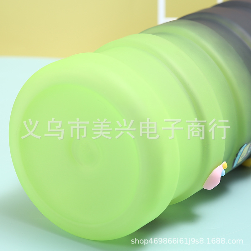 小红书同款三件套塑料杯家用手提大容量吸管杯卡通渐变运动水壶详情17