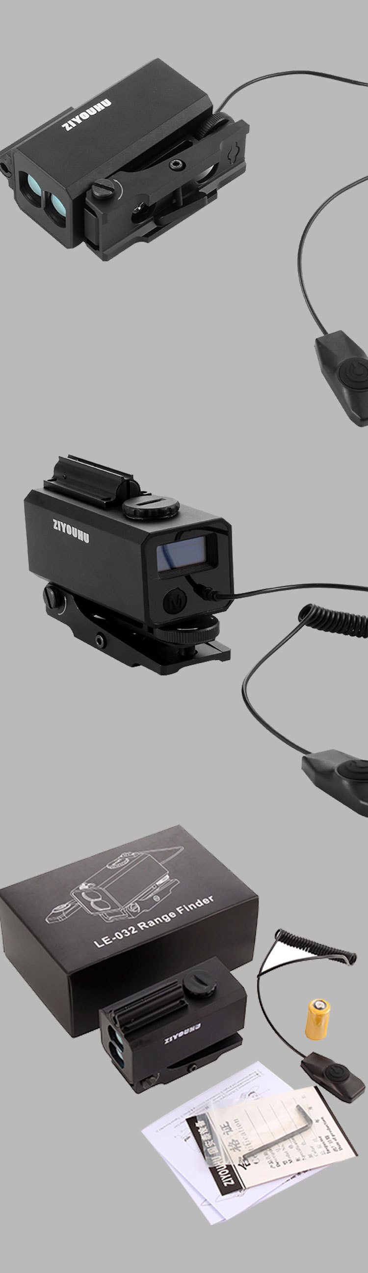 Ziyouhu 700-meter multi-functional laser rangefinder dedicated bracket, integrated rangefinder with laser rangefinder pic 19