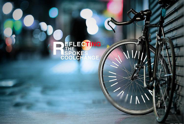12 pieces per pack: Bicycle fire wheel reflective strips, bicycle spoke reflective strips, mountain bike rims reflective strips, 17g pic 2