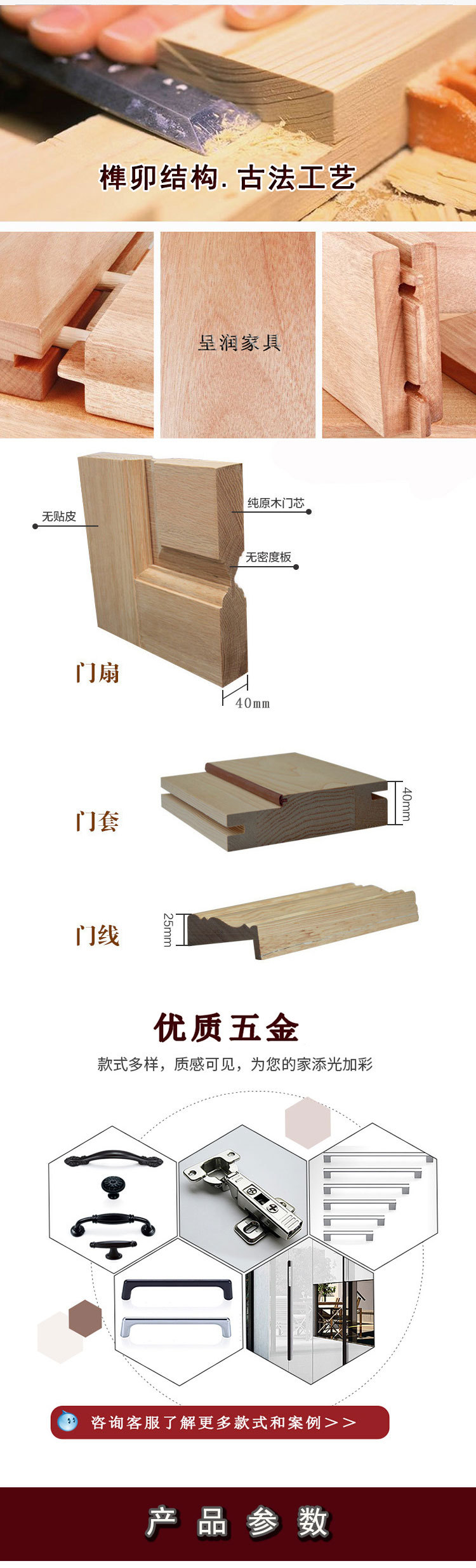Customized kitchen cabinets, wardrobes, full-house customized cabinets for villas, door panels, solid wood base cabinets, and overall kitchen cabinets pic 2