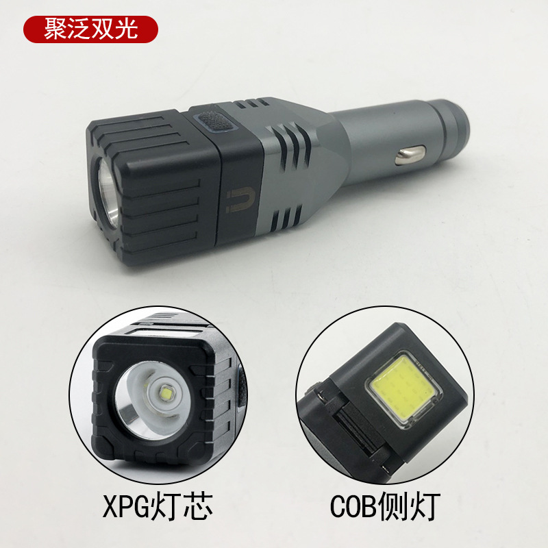 New high-intensity flashlight COB work light, aluminum alloy car charging with charging port, magnetic maintenance light pic 7